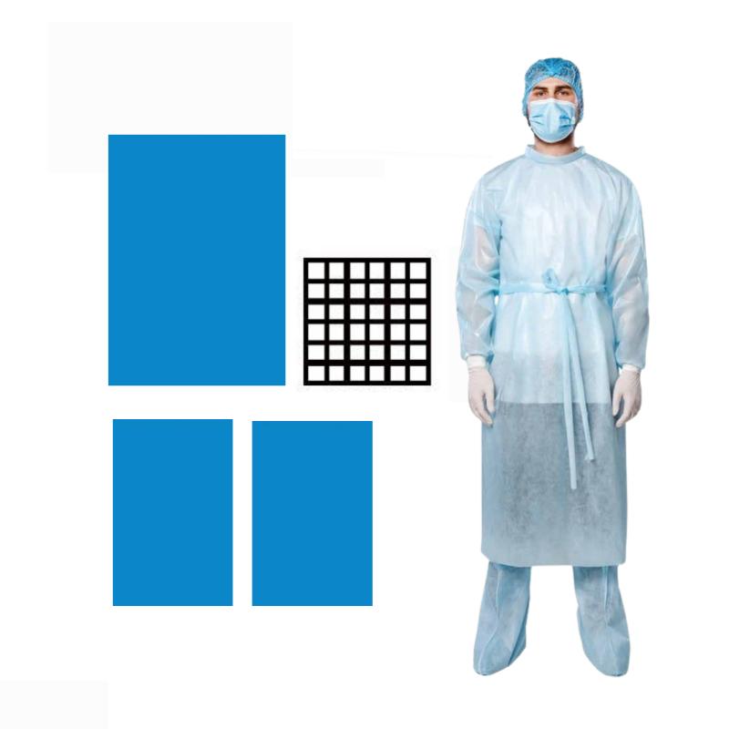 Комплект одягу та покриттів хірургічний, стерильний, одноразового використання,ТМ «АХІЛЛ»